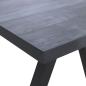 Preview: Tirana Ausziehtisch 160/200x90cm matt anthrazit / wood-grey Alu, Keramik wood grey