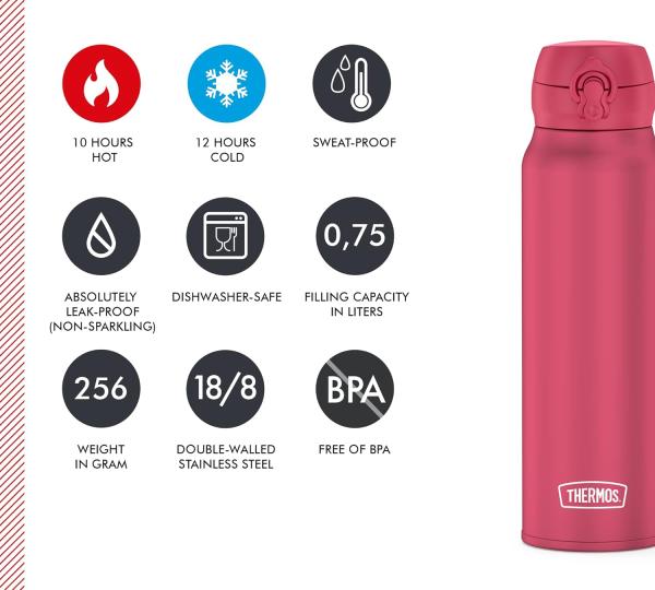 Thermos Isoliertrinkflasche Ultralight Bottle 0,5Liter