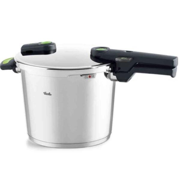 Fissler Schnellkochtopf 6,0 Liter VITAQUICK GREEN + gratis Dämpfeinsatz