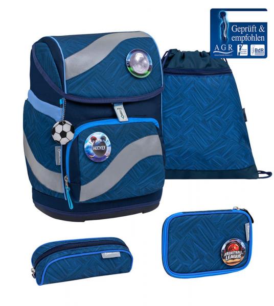 Ranzen Set 5tlg Smarty Blue Motion Belmil